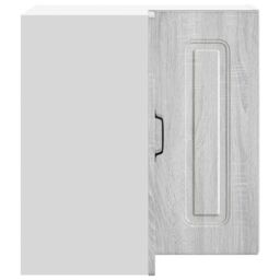Berkfield Home Kitchen Wall Corner Cabinet Kalmar Grey Sonoma Engineered Wood - thumbnail 6