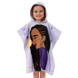 Disney Women's Wish Hooded Towel Poncho in Purple - thumbnail 2