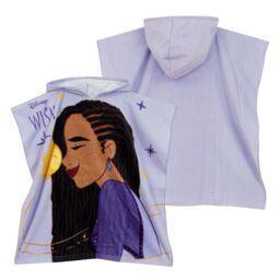 Disney Women's Wish Hooded Towel Poncho in Purple - thumbnail 5