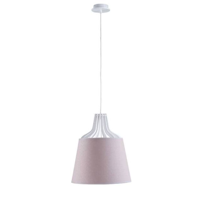 Netlighting Lea Dome Pendant Ceiling Light Pink 38cm 1x E27