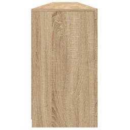 Berkfield Home Sideboard with LED Lights Sonoma Oak 283x37x67 cm in Brown - Size: 283 x 37 x 67 cm - thumbnail 8