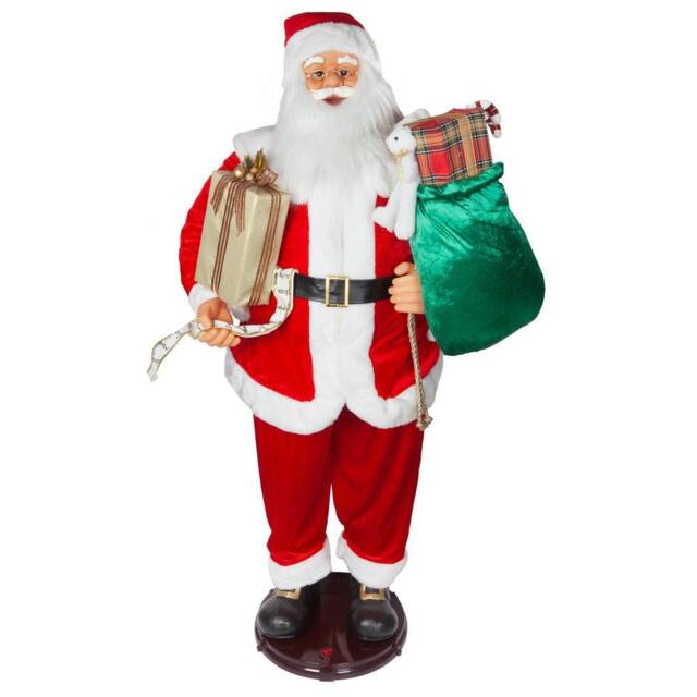 VFM e-Store Dancing Father Christmas Decoration, Singing Santa Claus Figure 1. 5M in Red - image 1