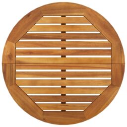 Berkfield Home Garden Bar Table Ã˜60x105 cm Solid Wood Acacia in Brown - Size: 60x105 cm - thumbnail 4