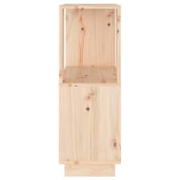 Berkfield Home Book Cabinet/Room Divider 51x25x70 cm Solid Wood Pine in Light Tan - Size: 51 x 25 x 70 cm - thumbnail 6