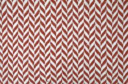 New Edge Blinds Chevron Collection Cotton Throw in Orange - Size: 228 cm x 254 cm - thumbnail 2