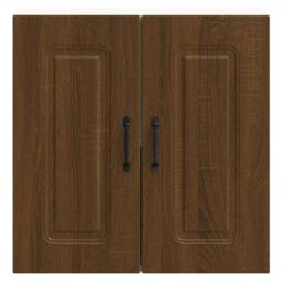 Berkfield Home Kitchen Wall Cabinet Kalmar Brown Oak Engineered Wood - thumbnail 5