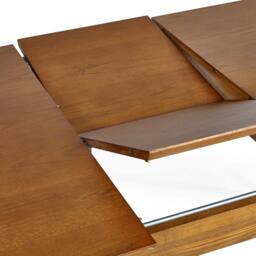 Cheshire Premium Hartwell 180cm Extending Dining Table with 2 Drawers in Brown - thumbnail 4