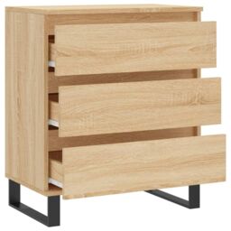 Berkfield Home Sideboard Sonoma Oak 60x35x70 cm Engineered Wood in Brown - Size: 60 x 35 x 70 cm - thumbnail 6
