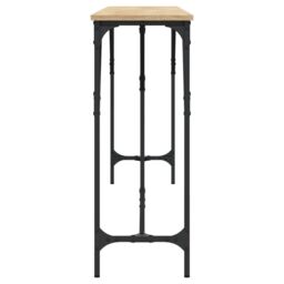 Berkfield Home Console Table Sonoma Oak 200x29x75 cm Engineered Wood in Brown - Size: 200 x 29 x 75 cm - thumbnail 5