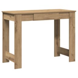 Berkfield Home Desk Artisan Oak 100x45x75 cm Engineered Wood in Brown - Size: 100 x 45 x 75 cm - thumbnail 2