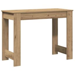 Berkfield Home Desk Artisan Oak 100x45x75 cm Engineered Wood in Brown - Size: 100 x 45 x 75 cm - thumbnail 7