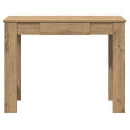 Berkfield Home Desk Artisan Oak 100x45x75 cm Engineered Wood in Brown - Size: 100 x 45 x 75 cm - thumbnail 4