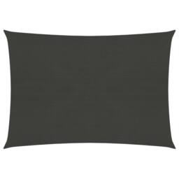 Berkfield Home Sunshade Sail 160 g/m ² Anthracite 2.5x3 m HDPE in Black - thumbnail 1