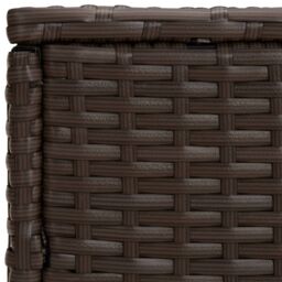 Berkfield Home Side Tables 3 pcs Brown Poly Rattan - thumbnail 6