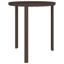 Berkfield Home Side Tables 3 pcs Brown Poly Rattan - thumbnail 5