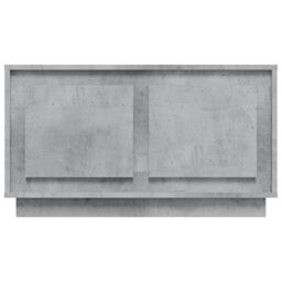 Berkfield Home TV Cabinet Concrete Grey 80x35x45 cm Engineered Wood - Size: 80 x 35 x 45 cm - thumbnail 6