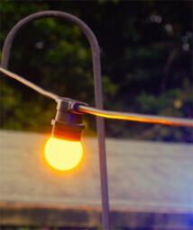 Xmas Haus G45 Bulb, E27 Base, Plastic Cover Yellow - thumbnail 2