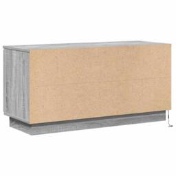 Berkfield Home TV Cabinet Grey Sonoma 100x38x49 cm Engineered Wood - Size: 100 x 38 x 49 cm - thumbnail 9