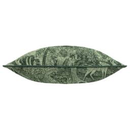 Furn Winter Woods Jacquard Chenille Polyester Filled Cushion in Emerald - Size: 50 cm x 50 cm - thumbnail 3