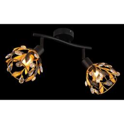 Netlighting Mika Twin Ceiling Spotlight Matt Black 2x E14 - thumbnail 5