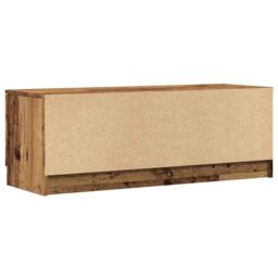 Berkfield Home TV Cabinet Old Wood 102x35x36.5 cm Engineered Wood in Brown - thumbnail 6