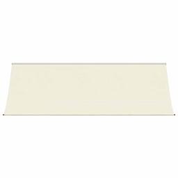 Berkfield Home Retractable Awning Cream 400x150 cm Fabric & Steel