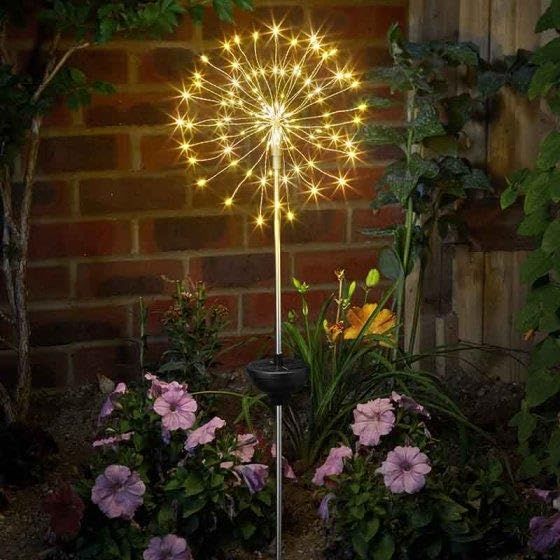 Marco Paul 2pck Solar Starburst Stake light in White - image 1