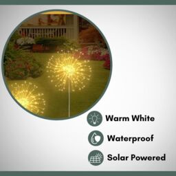 Marco Paul 2pck Solar Starburst Stake light in White - thumbnail 4