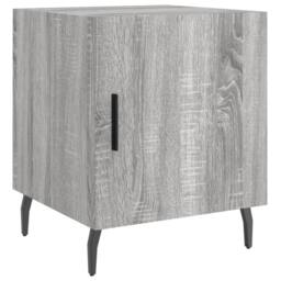 Berkfield Home Bedside Cabinets 2 pcs Grey Sonoma 40x40x50 cm Engineered Wood - Size: 40 x 40 x 50 cm - thumbnail 6