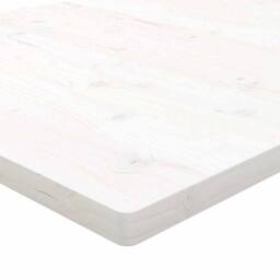 Berkfield Home Desk Top White 110x60x2.5 cm Solid Wood Pine - thumbnail 6