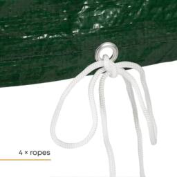 EONLION 3 Seater Garden Bench Cover in Green - Size: 100 cm - thumbnail 5