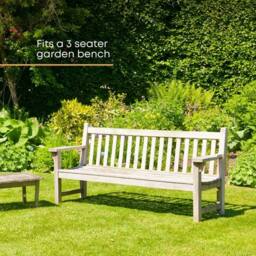 EONLION 3 Seater Garden Bench Cover in Green - Size: 100 cm - thumbnail 2