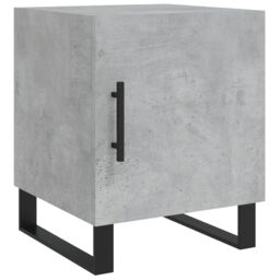 Berkfield Home Bedside Cabinets 2 pcs Concrete Grey 40x40x50 cm Engineered Wood - Size: 40 x 40 x 50 cm - thumbnail 6