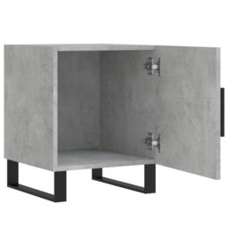 Berkfield Home Bedside Cabinets 2 pcs Concrete Grey 40x40x50 cm Engineered Wood - Size: 40 x 40 x 50 cm - thumbnail 5