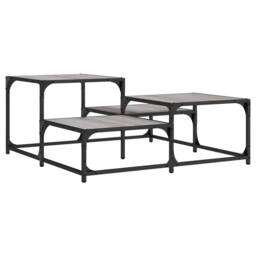Berkfield Home Durable Coffee Table Grey Sonoma 87.5x87.5x40 cm Engineered Wood - thumbnail 6