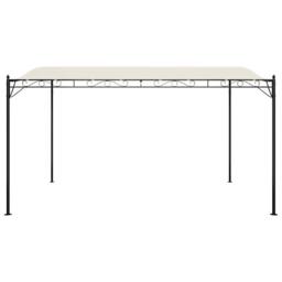 Berkfield Home Canopy Cream 4x3 m 180 g/m ² Fabric & Steel in Beige - thumbnail 4