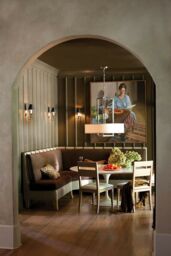 Loops 3 Bulb Chandelier Hanging Pendant LIght Antique Nickel LED E27 60W Bulb in Metallics - thumbnail 2