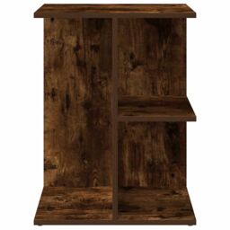 Berkfield Home Bedside Tables 2 pcs Smoked Oak 46.5x29x61 cm Engineered Wood in Brown - thumbnail 5