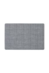 JVL Elegance Range Indoor Machine Washable Doormat 50 x 75 cm Grey - Size: 50 cm x 75 cm - thumbnail 1