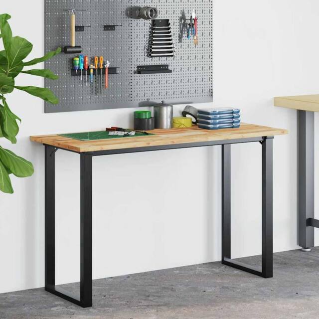 Berkfield Home Versatile Desk Top Oil Finished 140x50x2 cm Solid Wood Acacia in Brown - Size: 140 x 50 x 2 cm - image 1