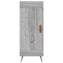 Berkfield Home Highboard Grey Sonoma 34.5x34x180 cm Engineered Wood - thumbnail 6