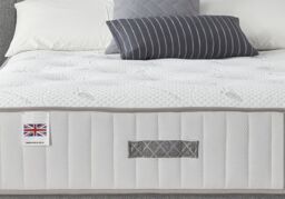 Somnior Alexas Divan Ottoman Bed with Midnight Pocket Spring Mattress & Headboard Plush Velvet in Black - Size: Single - thumbnail 3