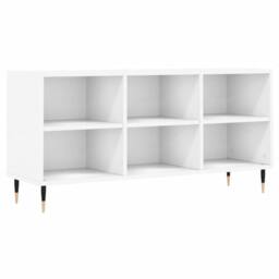 Berkfield Home TV Cabinet White 103.5x30x50 cm Engineered Wood - thumbnail 3