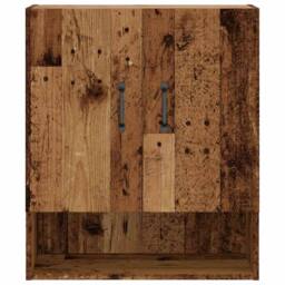 Berkfield Home Wall Cabinet Old Wood 60x31x70 cm Engineered Wood in Brown - Size: 60 x 31 x 70 cm - thumbnail 4