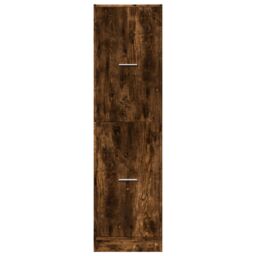 Berkfield Home Apothecary Cabinet¬†Smoked Oak 40x41x144.5 cm Engineered Wood in Brown - thumbnail 5