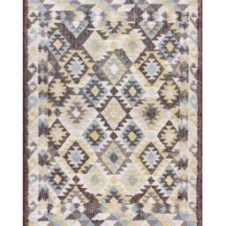 Wyld and Coco Handwoven Multicolour Jute and Cotton Rug 140 x 200 cm with Tassels - Size: 140 cm x 200 cm - thumbnail 2