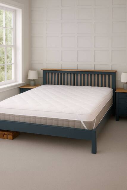 Neo Extra Thick 10CM Deep Luxury Mattress Topper in White - Size: King - image 1