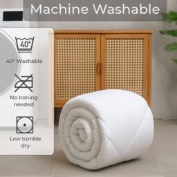 Neo Extra Thick 10CM Deep Luxury Mattress Topper in White - Size: King - thumbnail 5