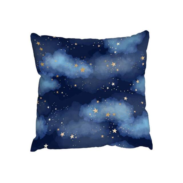 Benjamin Tate Design Dark blue sky with gold foil constellations (Outdoor Cushion)