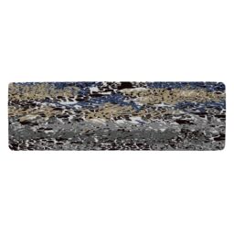 Benjamin Tate Design Mixed Animal Print Runner Rug in Natural - Size: 67 cm x 230 cm - thumbnail 1